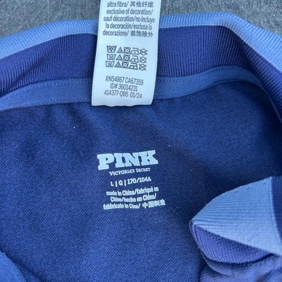SIZE L - Victorias Secret PINK Flip It Seamless Foldover Leggings And Shirt Set - Picture 6 of 8